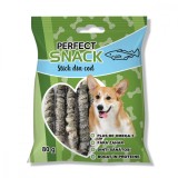 Cumpara ieftin Hrana complementara pentru caini, Perfect Snack, stick din cod, 80 g