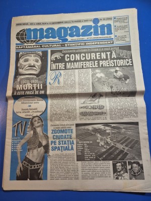 ziarul magazin 11 decembrie 2003 foto