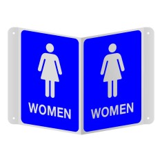 3D Restroom Projecting Sign women foto