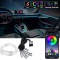 Kit 5 Benzi LED Lumini Ambientale auto RGB - control din aplicatie prin smartphone