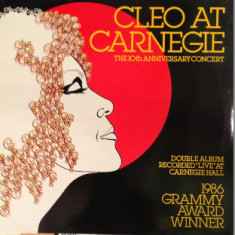 VINIL 2xLP Cleo Laine – Cleo At Carnegie - The 10th Anniversary Concert (VG++)