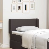 VidaXL Ureche pentru Tăblie Ajustabil Maro 16 x 40 x 4.5 cm țesătură
