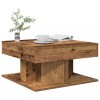 Gossi masuta de cafea, lemn vechi, 55x55x30 cm, lemn prelucrat