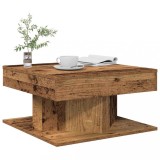 Cumpara ieftin Măsuță de cafea, lemn vechi, 55x55x30 cm, lemn prelucrat