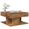 Gossi masuta de cafea, lemn vechi, 55x55x30 cm, lemn prelucrat