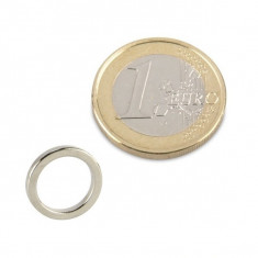 Magnet neodim inel Ø16/12 x 2 mm, putere 1,7 kg, N38