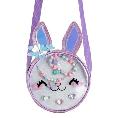 Set Bijuterii Copii, Model Iepuraș 3D, 7 Piese, Culoare Multicolor, Diametru 13.5 cm, &amp;Icirc;nălțime 4 cm foto