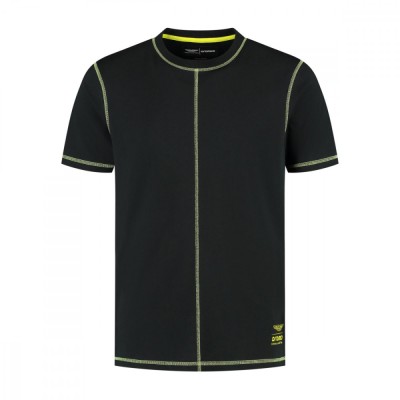 Aston Martin tricou de bărbați Data Graphic black F1 Team 2025 - XL foto