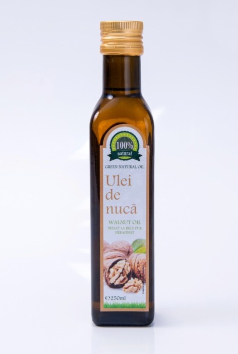 Ulei din miez de NUCA presat la rece, extravirgin, 250 ml