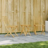 Cumpara ieftin Set mobilier bistro, 3 piese, bambus