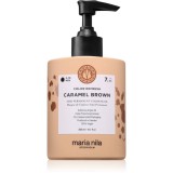 Maria Nila Colour Refresh mască fină de hrănire fără pigmenți permanenți de culoare culoare Caramel Brown 7.35 300 ml