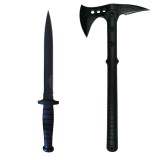 Set topor survival si cutit de vanatoare Predator cu husa inclusa