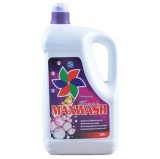Detergent lichid, MaxWash Purple, pentru rufe culor si albe, 4.9 Litri, Gimihome