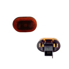Lampa semnalizare aripa SUZUKI SWIFT Hatchback+Sedan, 09.1988-02.2005, DEPO, fata, partea dreapta, W5W; galben; cu mufa bec;