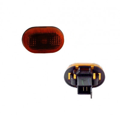 Lampa semnalizare aripa SUZUKI SWIFT Hatchback+Sedan, 09.1988-02.2005, DEPO, fata, partea stanga, W5W; galben; cu mufa bec; foto