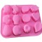 Forma de Turnat, Zamo, DYI, din Silicon, Animale, Inimioare si Flori, Roz