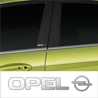 Stickere stalpi usa CHROME - OPEL (set 2 buc.)