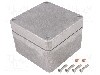 Carcasa aluminiu, 125mmx125mmx90mm, IP68, DELTRON ENCLOSURES - 486-121209-68