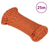 Cumpara ieftin Franghie de barca, portocaliu, 4 mm, 25 m, polipropilena