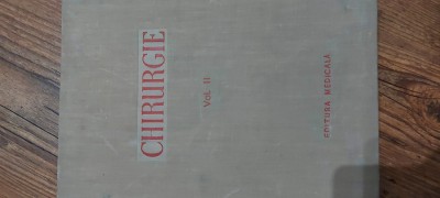 CHIRURGIE VOL 2 - SUB REDACTIA HORTOLOMEI SI TURAI foto