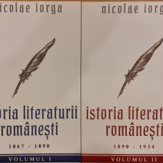 Istoria literaturii romanesti 2 volume