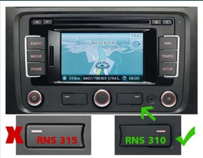 VW SDCARD Harti Gps Navigatie VOLKSWAGEN RNS 310 GPS Europa V.12 ROMANIA 2022 foto