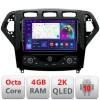 Navigatie Ford Mondeo 2007-2010 Android ecran Qled 2K Octa core 4+32 KIT-mondeo-nav-07+EDT-E409-2K CarStore Technology