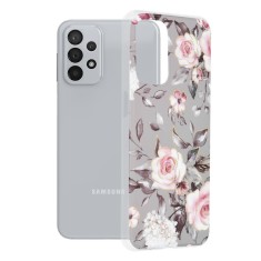 Husa telefon Samsung Galaxy A23 / A23 5G - Techsuit Marble Series - Bloom of