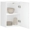 vidaXL Dulap de bucatarie &quot;Porto&quot; din lemn prelucrat alb 854027