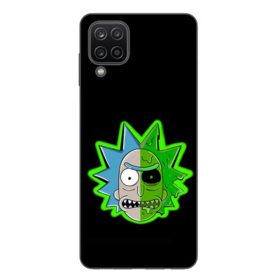 Husa compatibila cu Samsung Galaxy A12 Silicon Gel Tpu Model Rick And Morty Alien foto