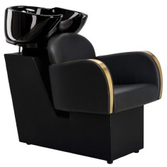 Scafa coafor Zane pentru salonul de coafură și frizerie cu bol ceramic mobil armătură baterie si cască