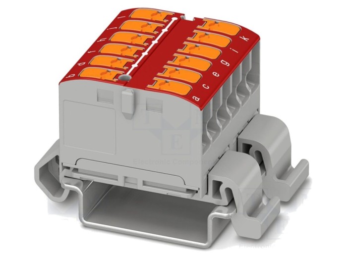 Conector de şine 24A 690V push-in