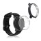 Set 2 Huse pentru Xiaomi Amazfit GTR 2 / Amazfit GTR 2e, kwmobile, Silicon, Negru / Transparent, 53907.04