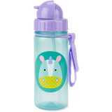 Skip Hop Zoo ceasca cu pai Unicorn 12 m+ 385 ml