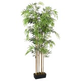 vidaXL Arbore din bambus artificial 1605 de frunze 180 cm verde