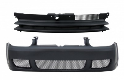 Bara Fata cu Grila Centrala VW Golf IV 4 MK4 (1997-2004) R32 Look Performance AutoTuning foto