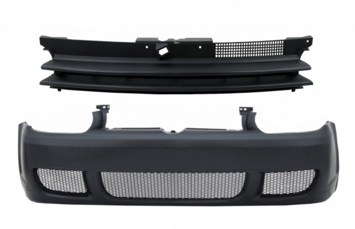 Bara Fata cu Grila Centrala VW Golf IV 4 MK4 (1997-2004) R32 Look Performance AutoTuning
