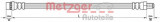 Conducta / cablu frana RENAULT CLIO III Grandtour (KR0/1) (2008 - 2012) METZGER 4110373