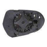 Geam oglinda exterioara cu suport fixare Audi A6 (4g/C7), 01.2011-06.2014, A6 (4g/C7), 06.2014-, Dreapta, incalzita; geam convex; cromat