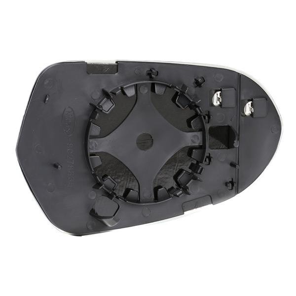 Geam oglinda exterioara cu suport fixare Audi A6 (4g/C7), 01.2011-06.2014, A6 (4g/C7), 06.2014-, Dreapta, incalzita; geam convex; cromat