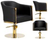 Scaun Coafor Enzo Hidraulic Rotativ, Inaltime Reglabila 50-65cm, Baza Cromata 50cm, Elegant, Ergonomic, Salon Coafura Frizerie