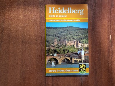 Heidelberg.Guide en couleur avec index des rues foto