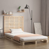 VidaXL Tăblie de pat pentru perete, 146x3x91,5 cm, lemn masiv de pin