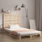 Gossi tablie de pat pentru perete, 146x3x91,5 cm, lemn masiv de pin