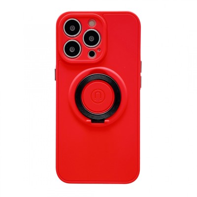 Husa protectie Flippy compatibila cu Apple iPhone 13 Mini Mag Safe Silicone Rosu foto