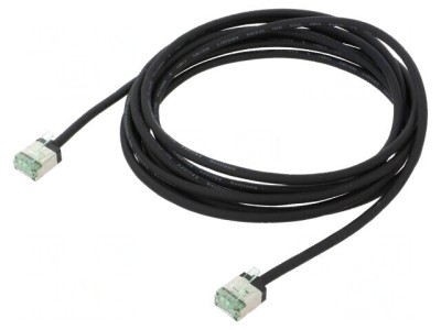 Cabluri Patch U/FTP Cat 8.1 3m LSZH Negru 32AWG foto
