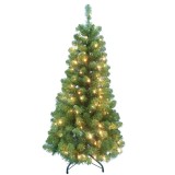 Brad artificial cu lumini, Alska, 120 cm