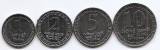 Sri Lanka Set 4B - 1, 2, 5, 10 Rupees 2017 - CL24 , UNC !!!, Asia