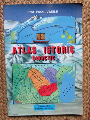 Atlas istoric didactic Pascu Vasile foto