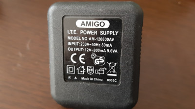 ALIMENTATOR 12 V- 820 mA foto